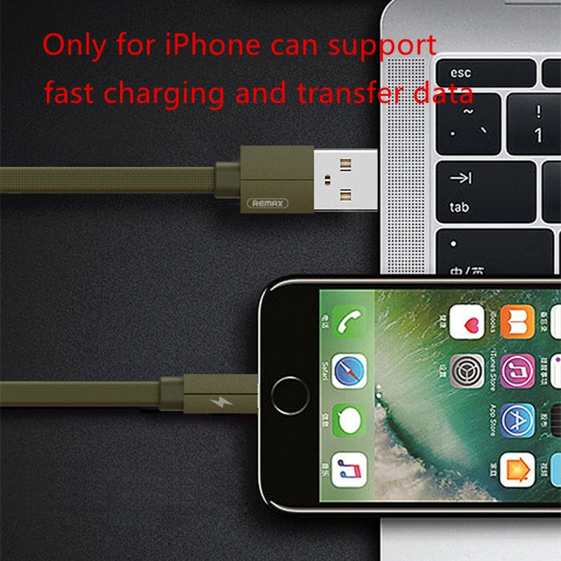 ريماكس كابل يو اس بي ل فون XS ماكس XR X 8 7 6 5 شحن شاحن 3 في 1 المصغّر usb كابل ل الهاتف المحمول USB نوع c نوع-c كابل