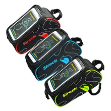 Sireck Bike Bag Brand Sport MTB Road Bicycle Saddle Bag Cycle Cycling Top Tube Bag 6.0” Phone Case Bike Accessories 3 Colors