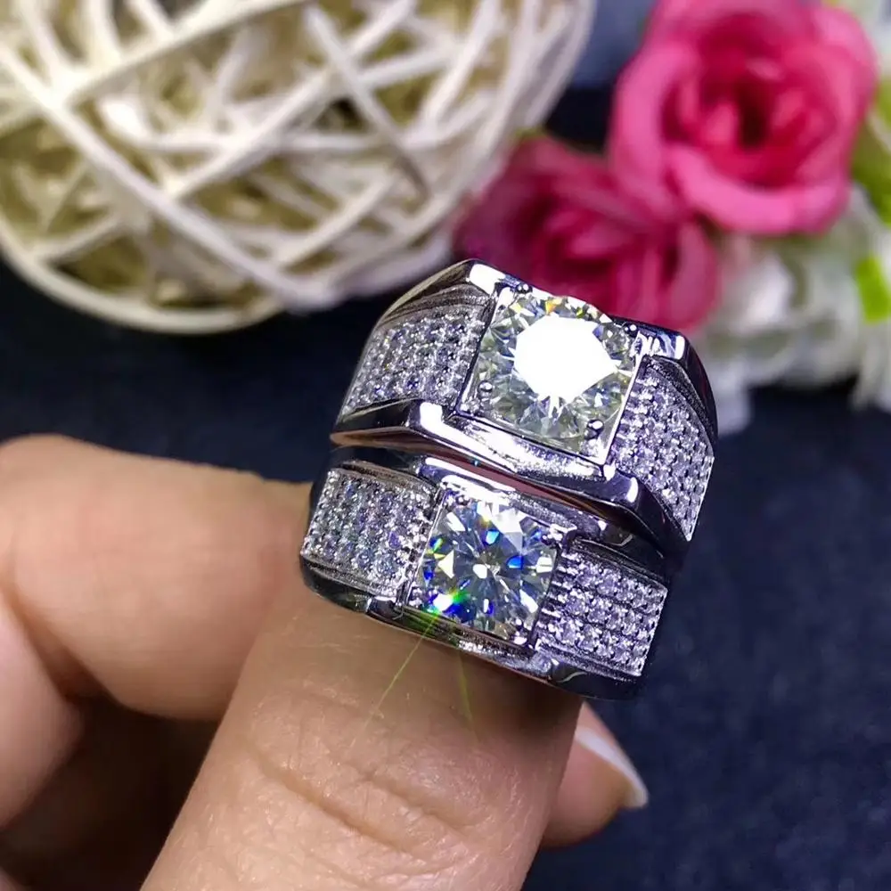 Мужские кольца с муассанитом теперь самый популярный драгоценный камень имеет