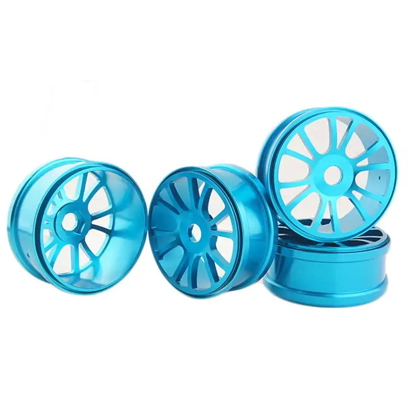 4 шт HSP Алюминий из сплава в виде металлического беговые металлические колеса 88 мм для 1/8 радиоуправляемая модель мощного внедорожника HSP Обновление Запчасти S84