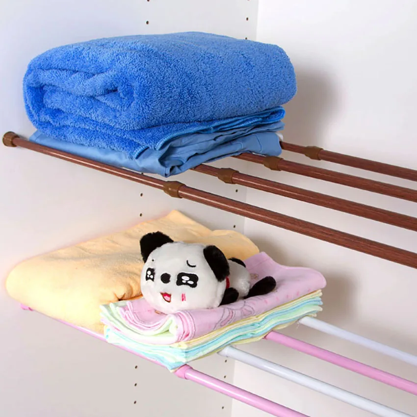

Bathroom Shower Curtain Poles Rod Adjustable Shower Curtain Tension Rod Extendable Bath Curtain Pole Household Accessories