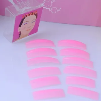 6pairs eyelash perm Reusable Affine Silicone Eye Patch eyelash extension lashes makeup tool