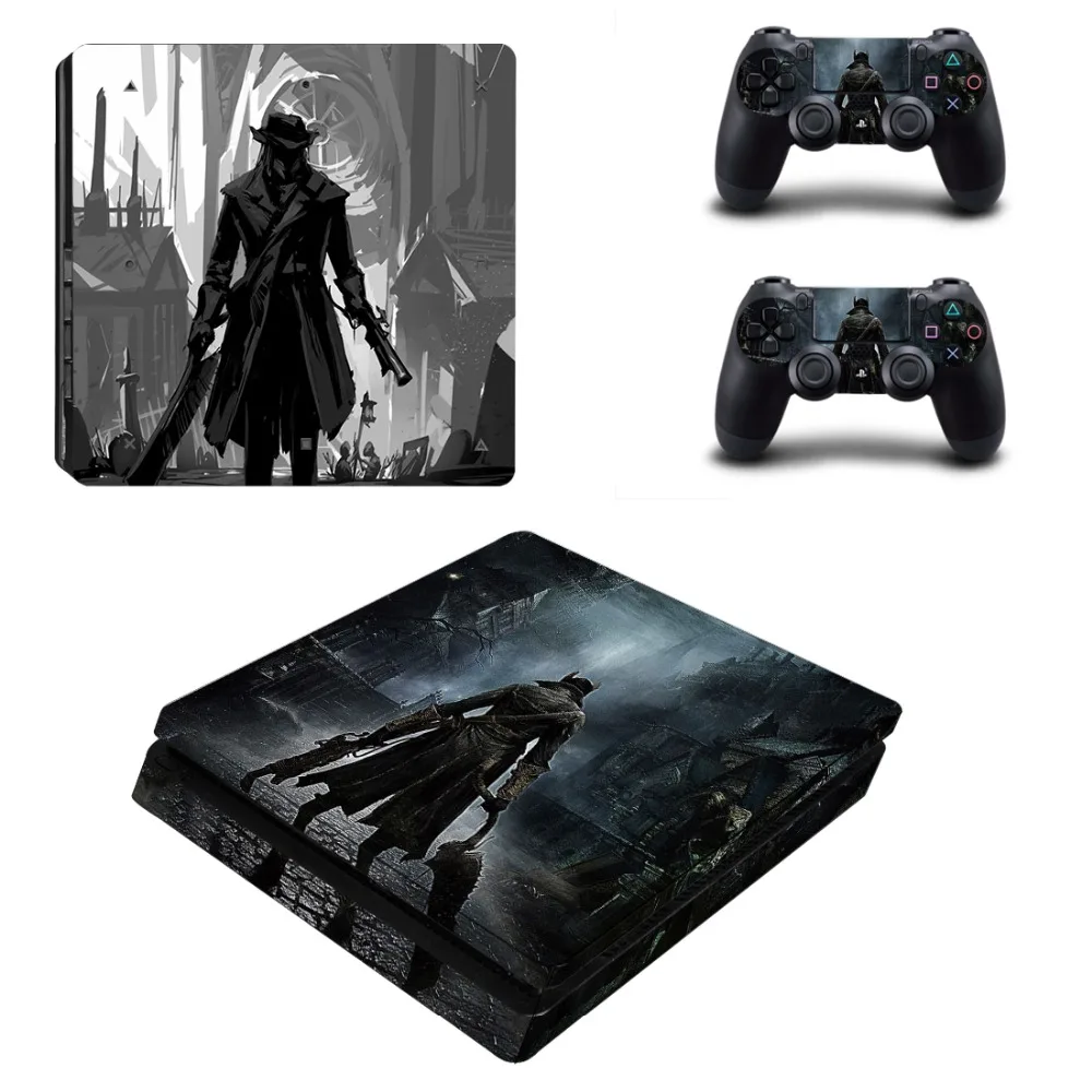 Игра Bloodborne PS4 тонкий стикер кожи для sony playstation 4 консоль и контроллер наклейка PS4 тонкий стикер винил