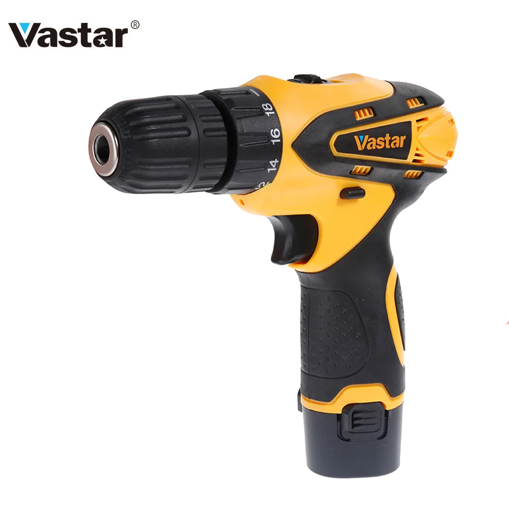 

Vastar 12V Electric Drill Cordless Drill Driver Power Tools Dual Speed Electric Wireless Mini Screwdriver Power Driver