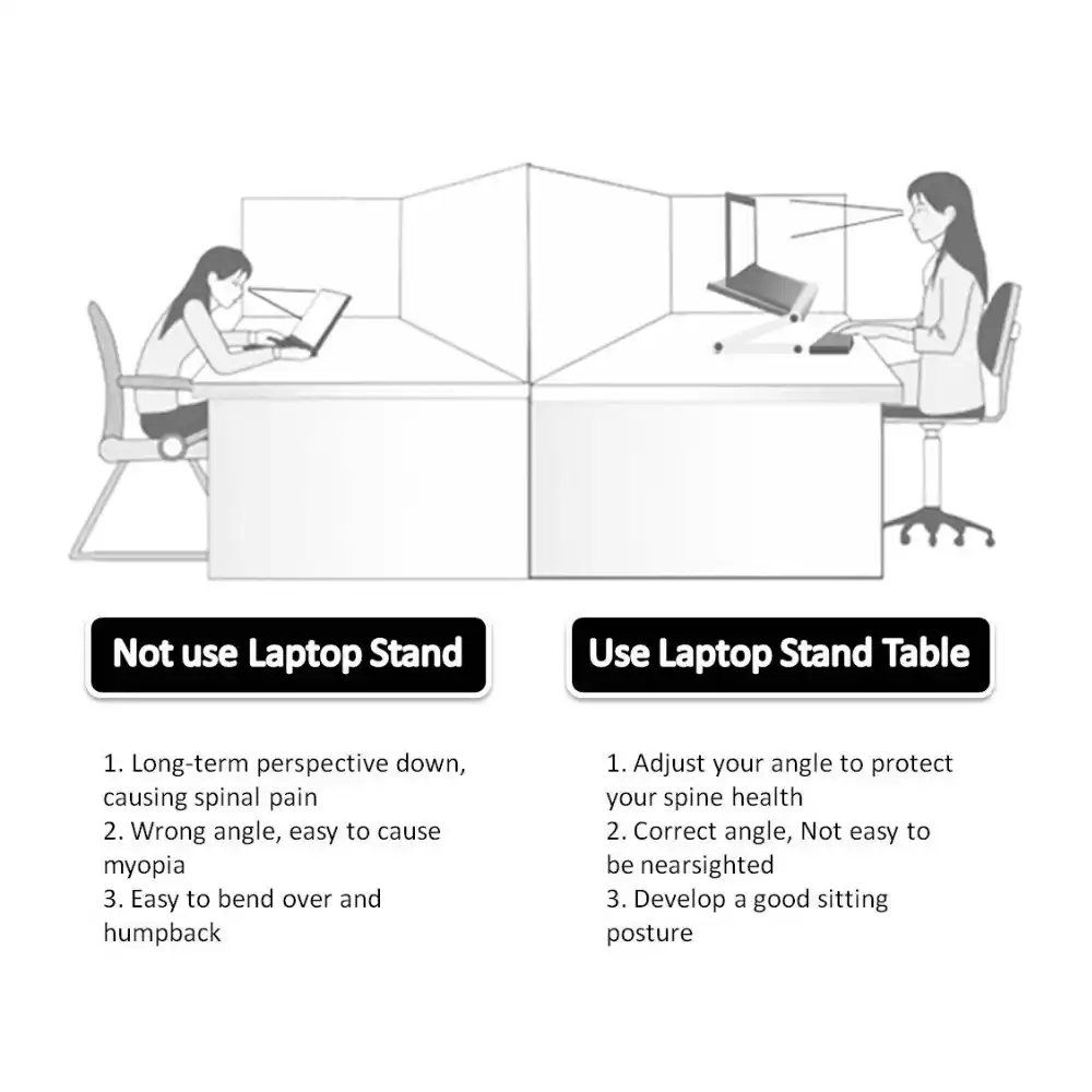 Mini Laptop Stand Table Foldable Laptop Stand Ergonomic Lap Desk