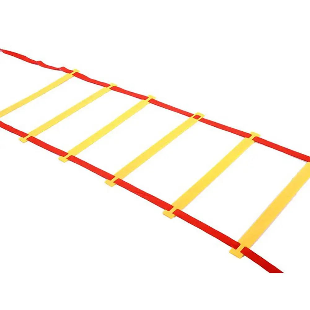 6/9 м Training лестниц скорость ловкость лестница Лестницы для американского футбола Футбол Баскетбол Бег Скорость лестница Фитнес оборудование