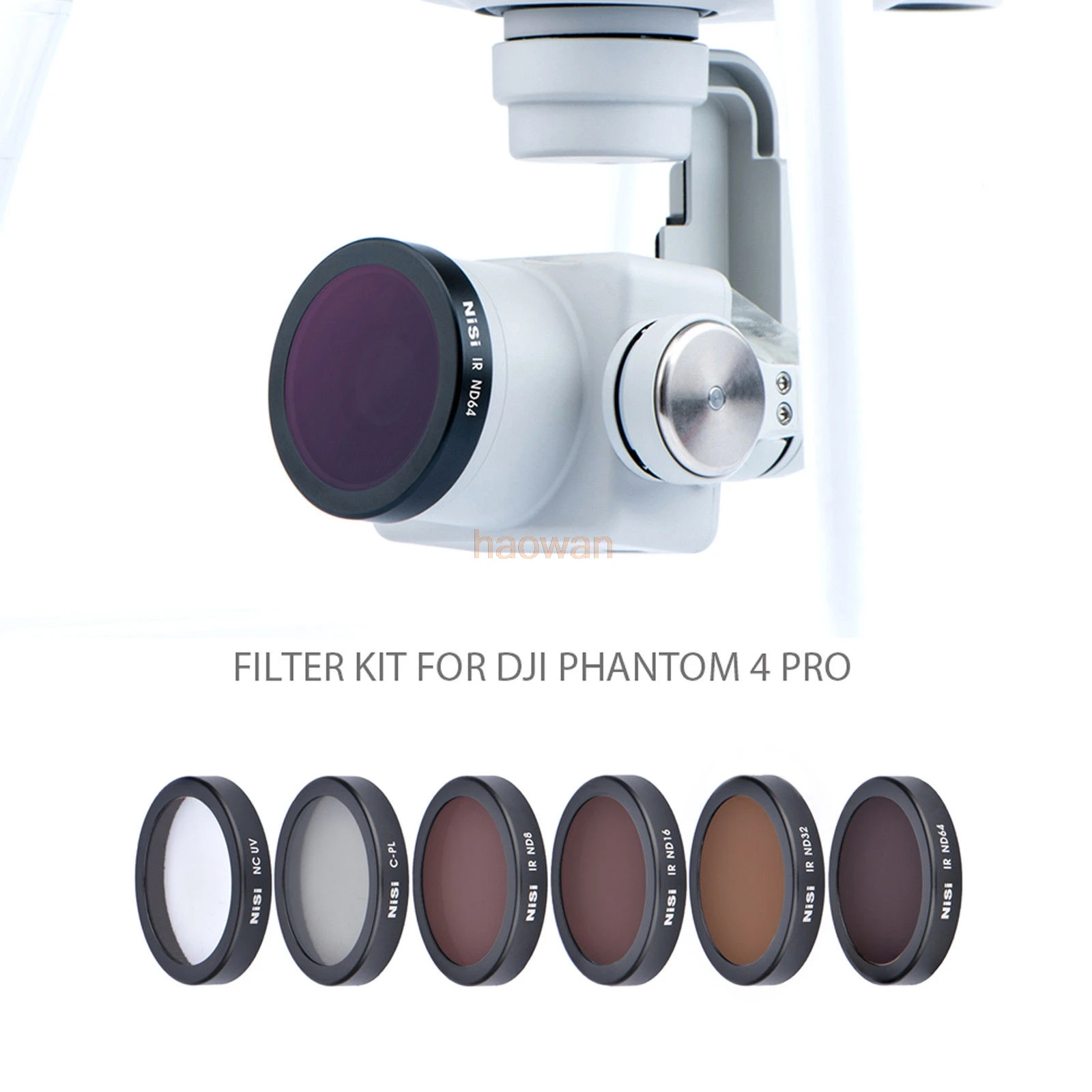 

cpl+mcuv+nd8+nd16+nd32+nd64 nd Lens Filter Protector for DJI Phantom 4 Pro camera