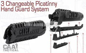 

MILITARY HUNTING CAA M4S1 HANDGAURD WITH 3-RAIL SYSTEM(BK) rail system