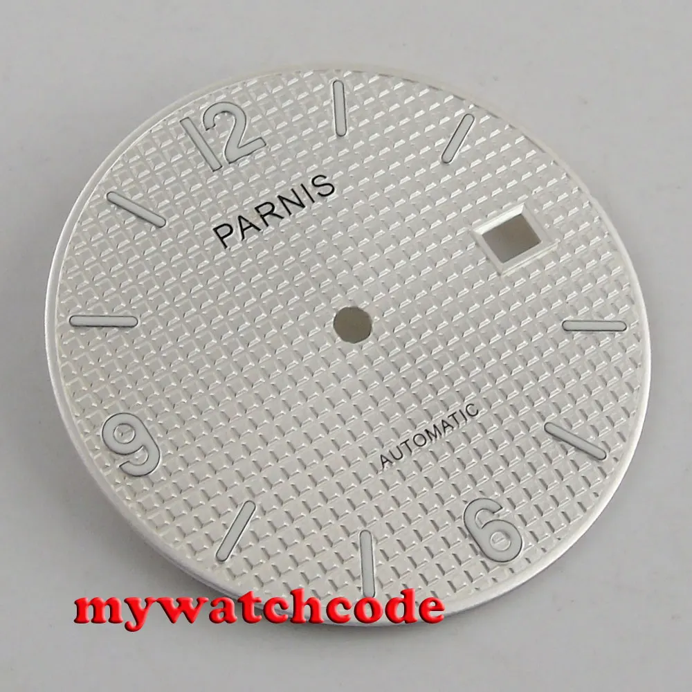 

31.5mm white parnis dial date window Watch Dial for 2824 Movement D81