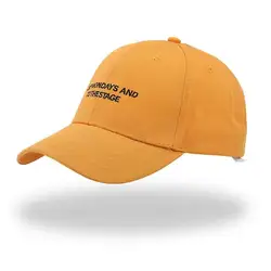 Новинка унисекс буквы "на сцену" вышивка бейсбольная кепка мужская женская хлопковая Повседневная Snapback Hat Открытый Спорт Хип-хоп Hat
