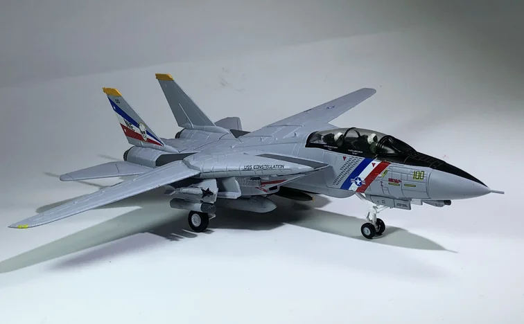 WLTK 1/100 масштаб США F-1" Tomcat" Боец VF-2 охотники за головами литье под давлением металлический армейский самолет модель игрушка для коллекции, подарок