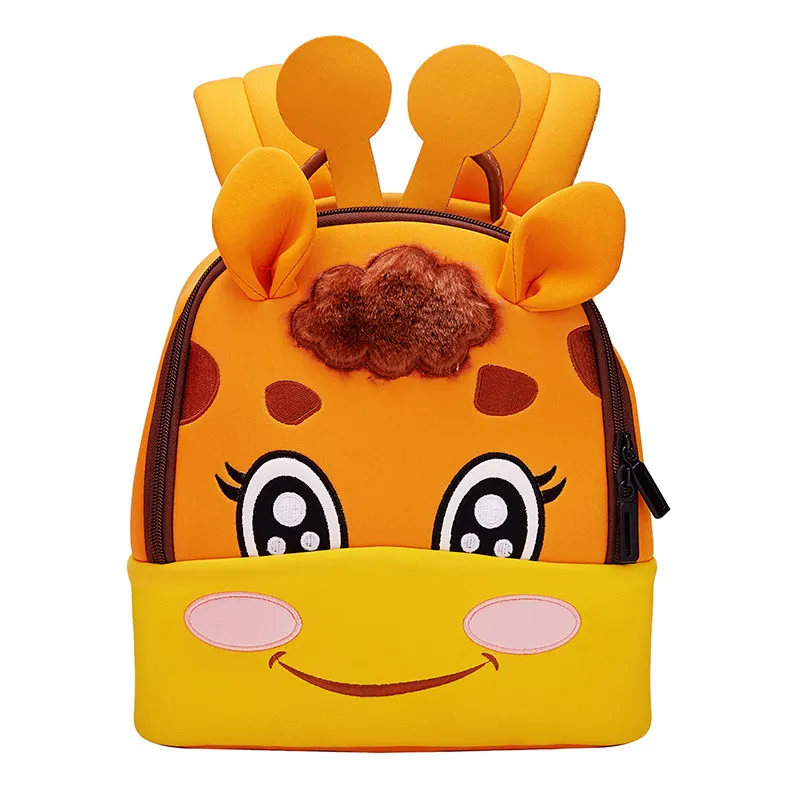 Детская игрушка с животным принтом, Дошкольный рюкзак для маленьких мальчиков и девочек, мини школьные сумки, Прекрасный ранец, Ланчбокс дорожный рюкзак - Цвет: A2