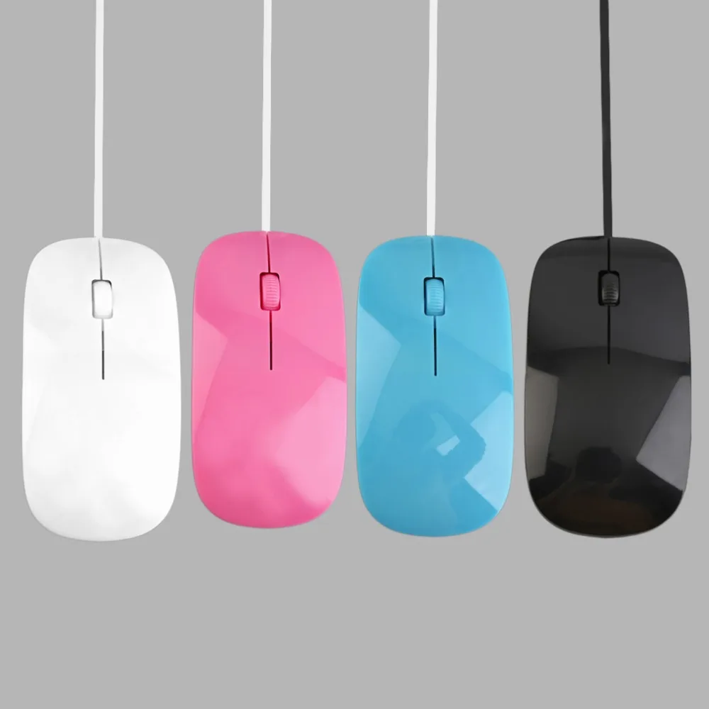 

2.4GHz 1200dpi Wired Optical Mouse Ultra Slim High Quality Mice USB for PC Laptop