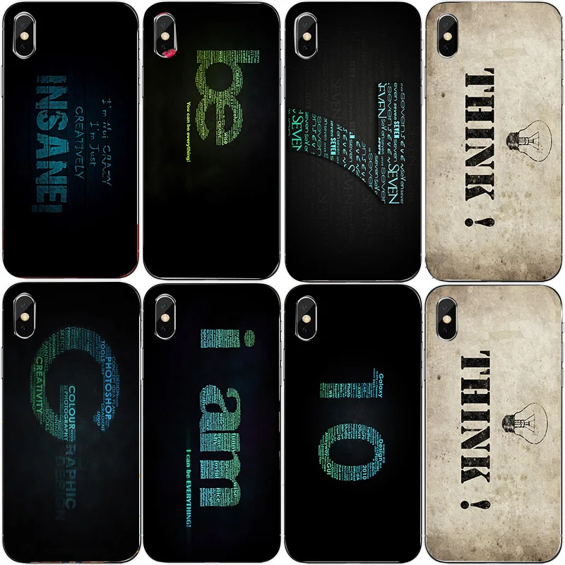 

Yinuoda Quotes And Messages Phone Case For iphone DIY Picture Black Soft TPU Cover For iPhone X XR XS MAX 7 8 7plus 6 6S 5S 5