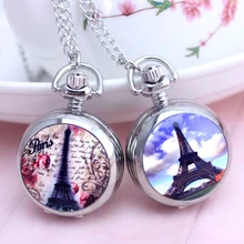 cyd женские флип Божья Коровка Карманные часы студентов diamond crystal Роскошный ожерелье Брелки relogio feminino