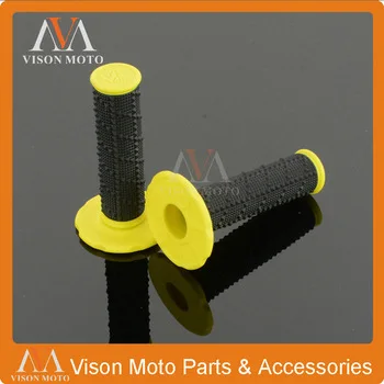 MX Rubber Gel Handlebar Hand Grips For Suzuki RM85 RM125 RM250 RMZ250 RMZ450 RMX250 DR250 DRZ400 Motocross Motorcycle Enduro