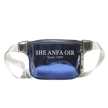 

2019 Fashion Small Letter Print Female Laser Fanny Packs Belt Women Shoulder Waist Bags Girls Casual Chest Bags heuptas #40