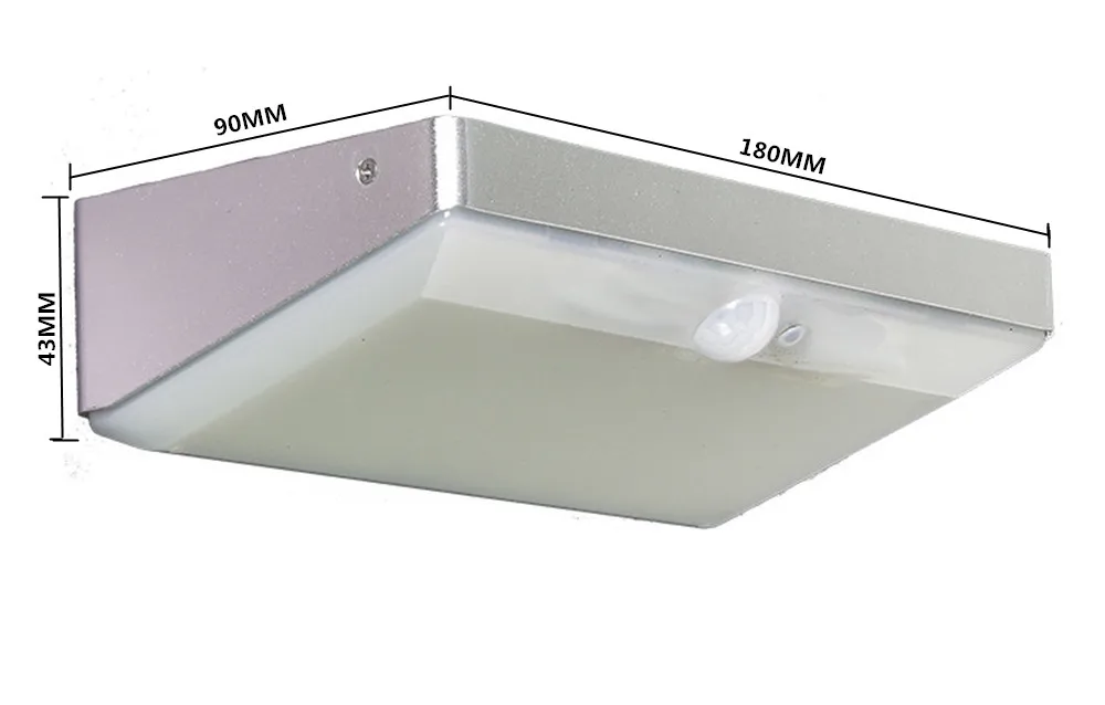 Conduziu a Luz Solar ao ar Livre à Prova Sensor de Movimento de Energia Parede de Luz de Emergência Nova Água Jardim Pir Solar Levou Luz Caminho Decoração 48 d' 13 PIR Sensor de Movimento de Energia Solar