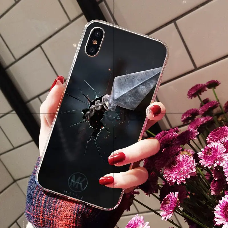 Broken glass screen