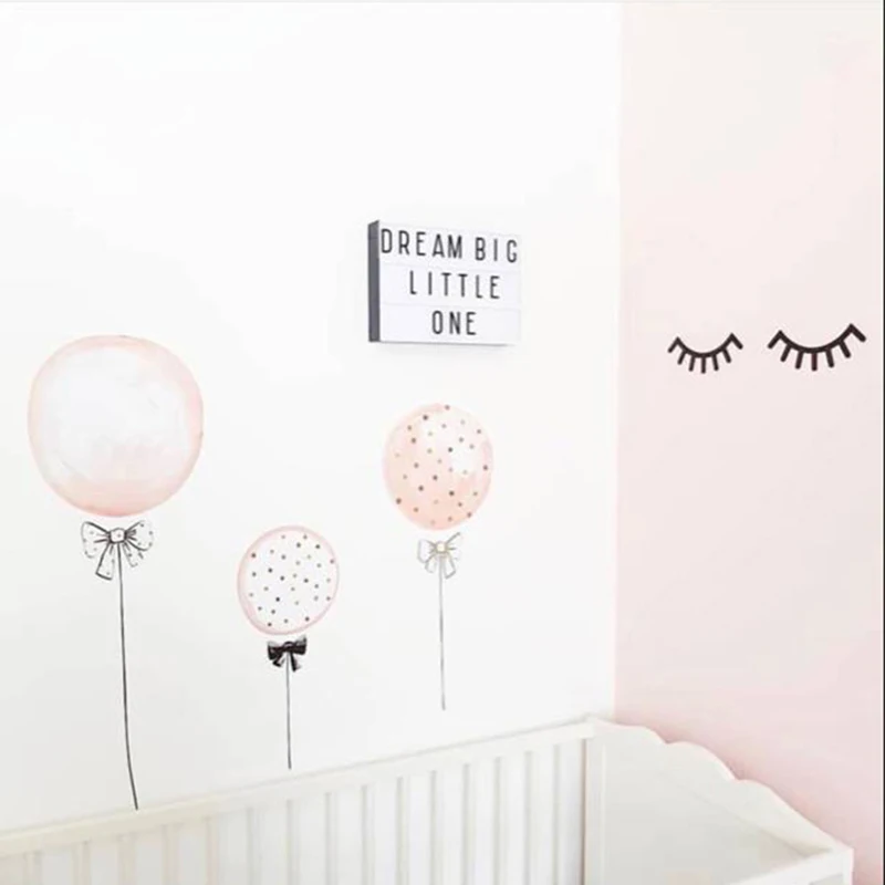 

children's room cartoon balloon wall stickers kindergarten birthday party cute background wall stickers decor shooting props