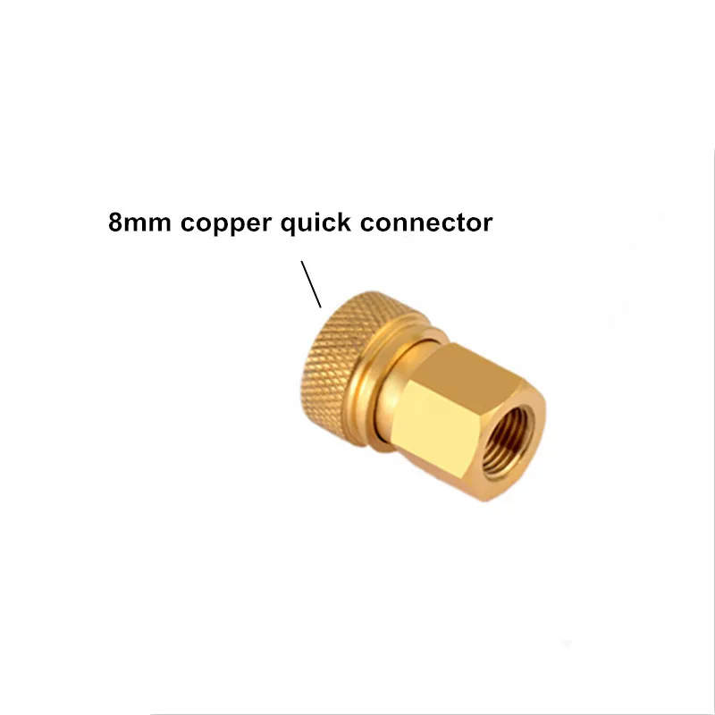 

High Quality Paintball Connector 8mm SS304 PCP Pump Female Quick Connector With M10 Output Nut