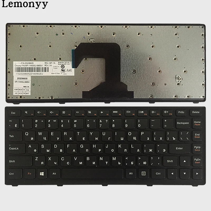 NEW Russian laptop font b keyboard b font For Lenovo Ideapad S300 S400 S405 S400T S400u