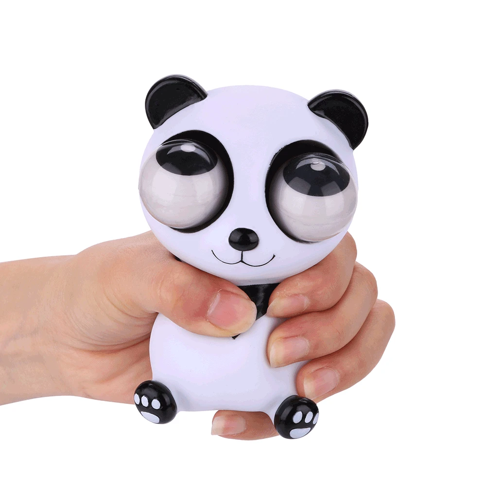 Kawaii Panda Pop Out eye squishy slow rising squeeze toys Stress