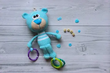 

crochet toys amigurumi rattle model number b01415