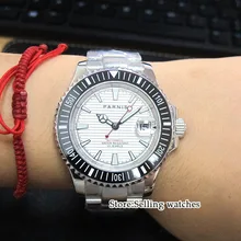 41mm parnis White Dial Sapphire Glass Rotating Ceramic Bezel Date Luminous Luxury Miyota 8215 Automatic Movement men's Watch 41mm parnis White Dial Sapphire Glass Rotating Ceramic Bezel Date Luminous Luxury Miyota 8215 Automatic Movement men's Watch