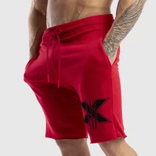 Для мужчин бега облегающие шорты для бодибилдинга и фитнеса дно хлопчатобумажные спортивные брюки мужские шорты эластичные шорты для спортзала