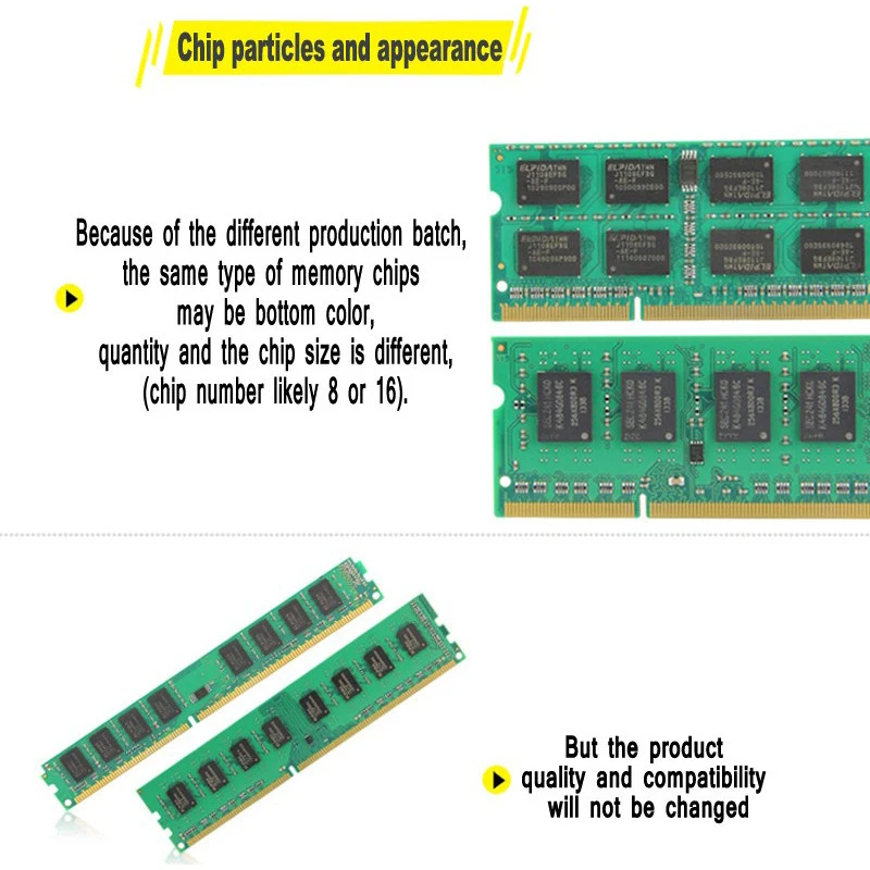 العلامة التجارية الذاكرة DDR3 Ram 1600 Mhz 2 GB 4 GB 8 GB ل الدفتري المحمول Sodimm ميموريال متوافق مع DDR 3 1600 1333 Mhz 1066 Mhz