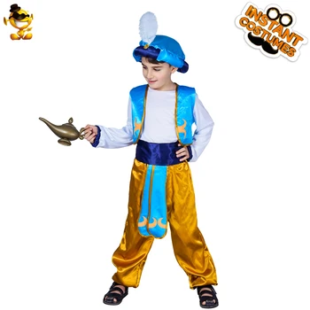

DSPLAY Original Luxury Kid's Boy Arabian Prince temperament Fancy Cosplay suit Costume Halloween Prince