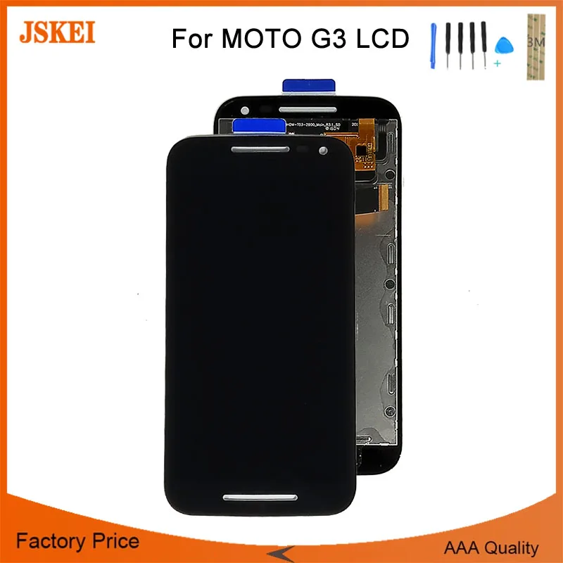 Для Motorola MOTO G3 5 0 дюймов G 3rd Gen xt1544 xt1550 xt1540 XT1541 XT1543 ЖК-дисплей с кодирующий