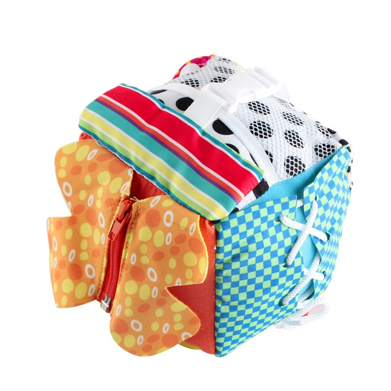  Montessori Toys Children Early Educational Learning Toys Dress Zip Snap Button Buckle Lace Tie Pres - 32914724519