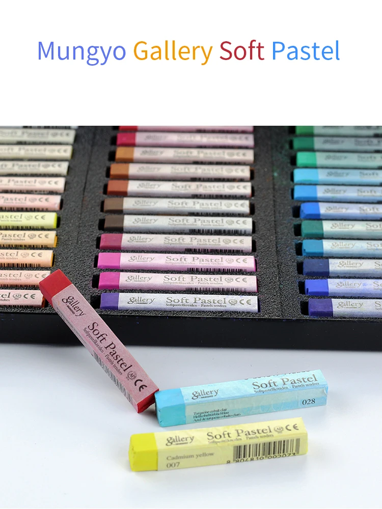 

Mungyo Master Soft Dry Pastel 12/24 Colors/Set Art Drawing Artist Chalk Color Hair dyed Color Hand Painted Crayon Stationery