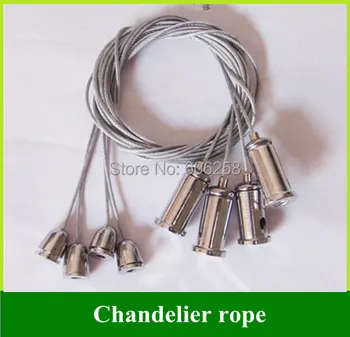 

Chandelier wire rope / Panel Lights Accessories / Hanging Steel Wire / DIY Lighting Accessories 0.8Meter 50PCS