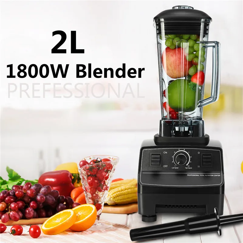 

G5200 2L EU/US/AU 6Blades Mixer Blenders 1800W Rpm 36000-peak Create Friction Heat Stainless Steel Blades Overcurrent Protection