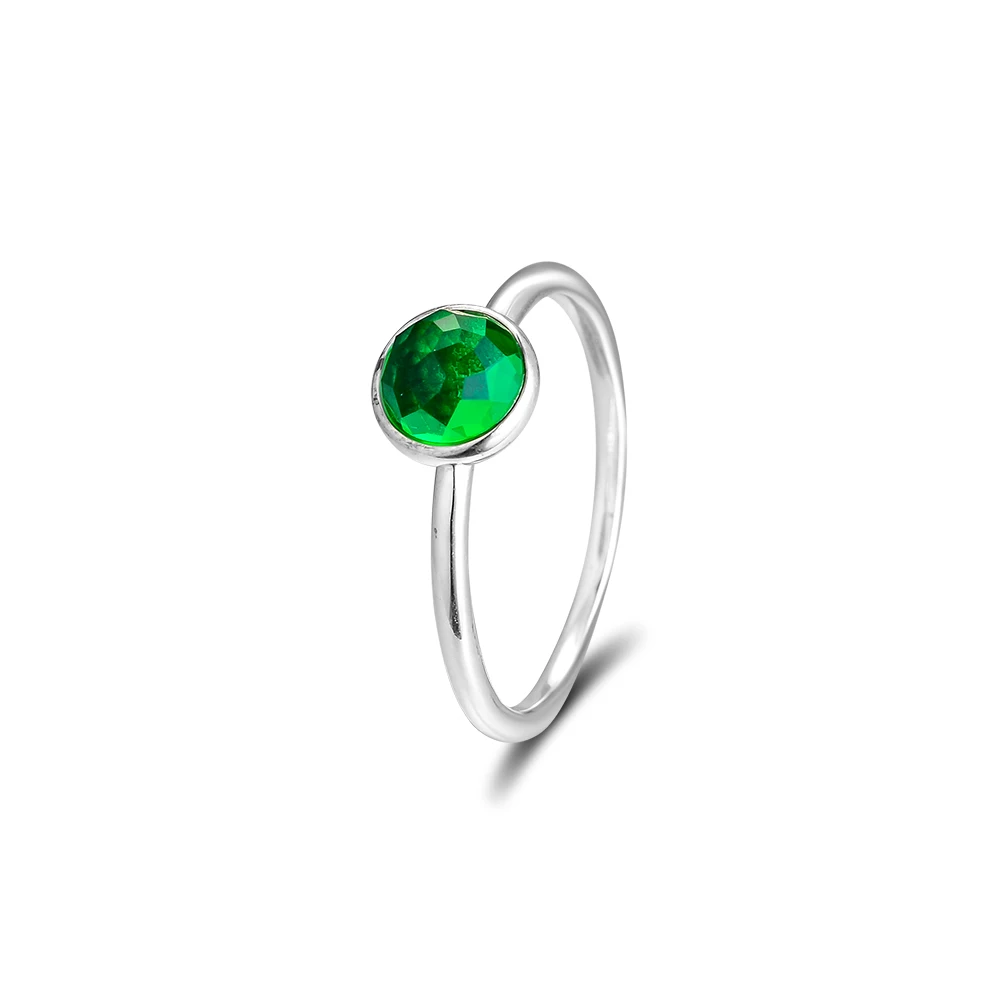 

May Droplet Ring Fits European Jewelry Authentic 925 Sterling Silver Jewlery for Women Wholesale Free Shipping