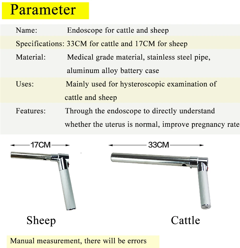 Sheep cattle endoscope veterinary instruments