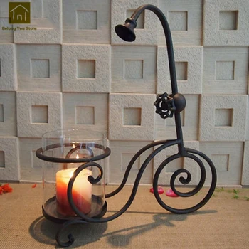 

Wedding Candlestick Creative European Style Vintage Candles Holder Decorative Candle Holders Table Candelabra Home Decor LKL039