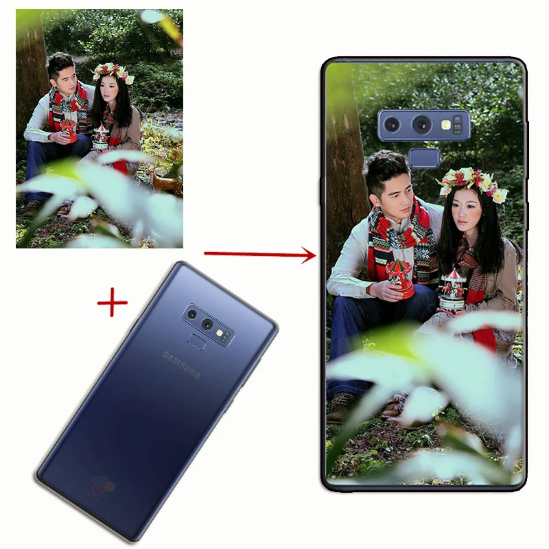

Custom Phone Cases Name DIY Design Silicone Soft Cover for Samsung Note 9 8 5 S6 S7 edge S8 S9 plus