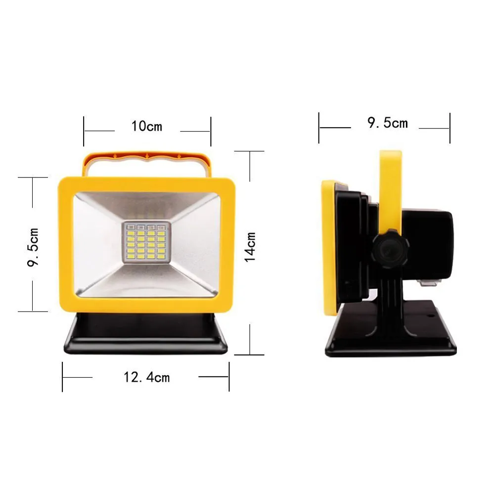 Прожектор IP65 прожектор светильник Точечный светильник s перезаряжаемый светильник Портативный 15 Вт 24 светодиодный уличный светильник водонепроницаемый светодиодный аварийный светильник