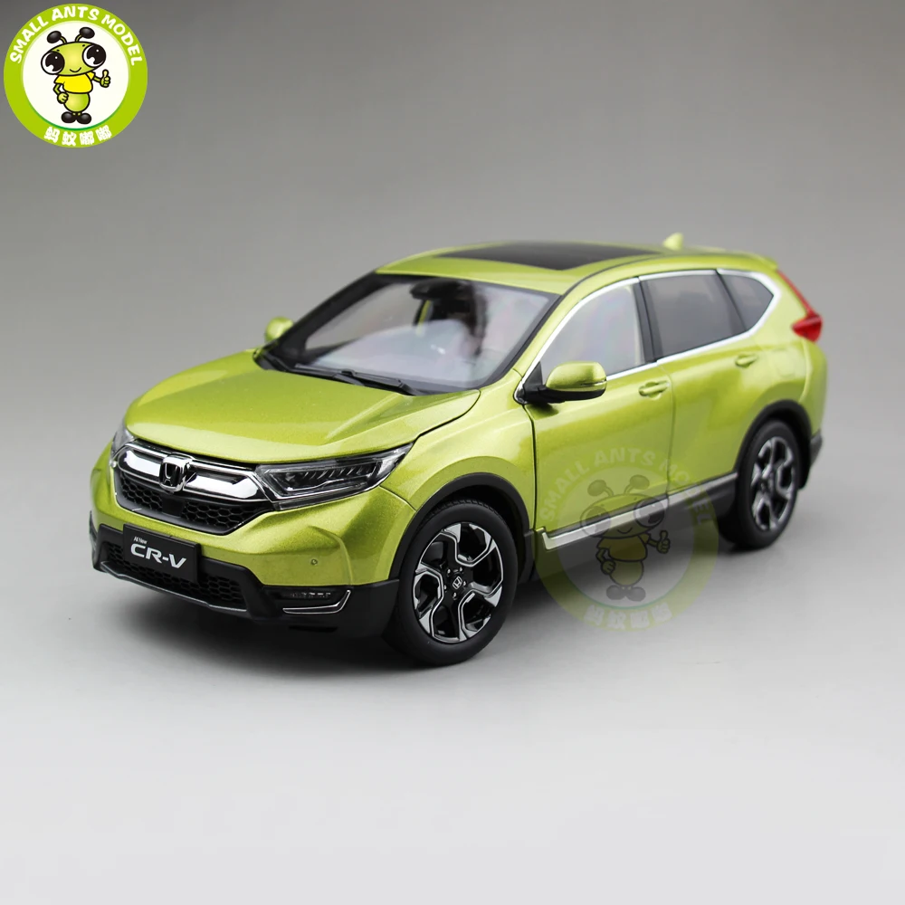 1/18 все новые CRV CR-V SUV литая модель металлический автомобиль внедорожник модель игрушки для детей мальчик девочка подарок коллекция хобби Зеленый