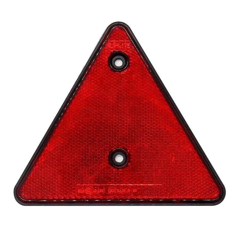 Треугольный Красный отражатель винт подходит задний треугольник для трейлеров караванов грузовик отражатель Водонепроницаемый Защита от солнца защита от холода