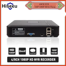 H.264 VGA HDMI 4CH CCTV NVR 4 Channel Mini NVR 1920*1080P ONVIF 2.0 For IP Camera Security System For 1080P Camera Remote view