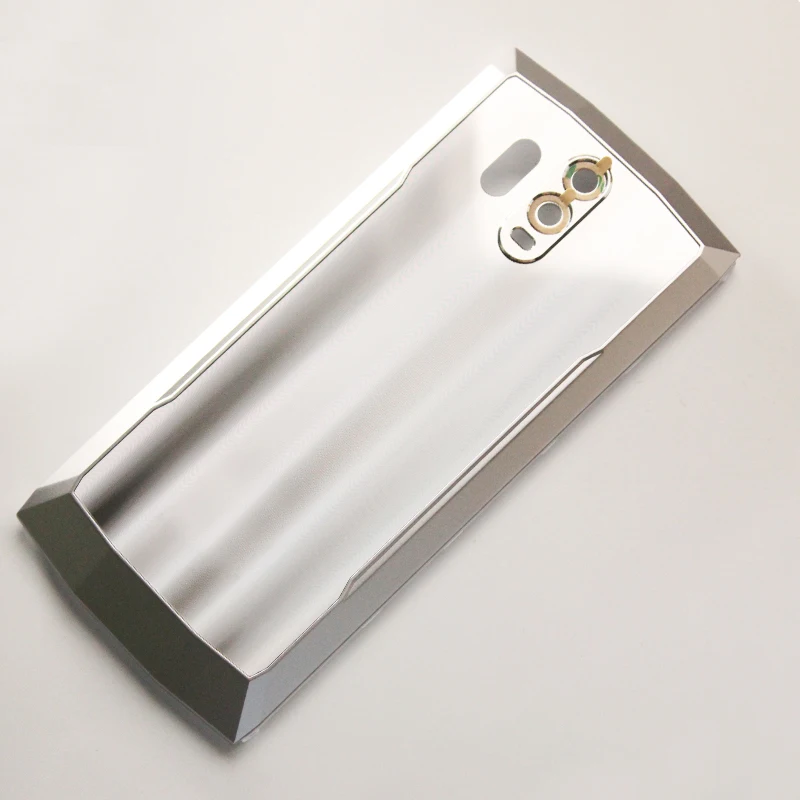 6,0 дюймов HOMTOM HT70 крышка батареи прочный Чехол для мобильного телефона Аксессуары для HT70 сотовый телефон - Цвет: Серебристый