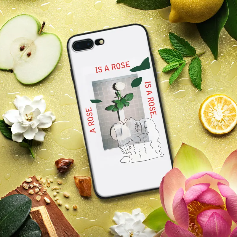 

Fashion Abstract Nature art Hipster Tpu Soft Silicone Phone Case Cover Shell For Apple IPhone 5 5s SE 6 6s 7 8 Plus X 10