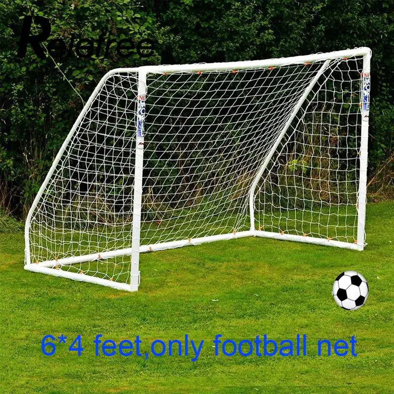 

Relefree 1.8X1.2M 6 x 4 FT Football Net Soccer Goal Post Net Match Training Junior Polypropylene Fiber Net