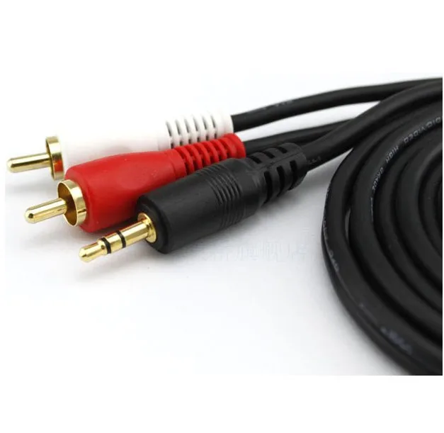 

10M Audio Cable 3.5mm to Lotus one point two audio cables PC TV
