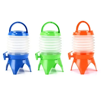 

Multifunctional Drinking Bucket Detachable Easy Using Outdoor Telescopic Folding Bucket Portable Drinking Water Beer Barrel